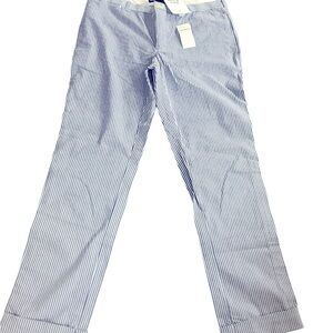Ralph Lauren Sport Searsucker Striped Pants size 10 NWT